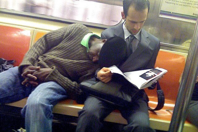 Plenty of time to nap on the 2 train!